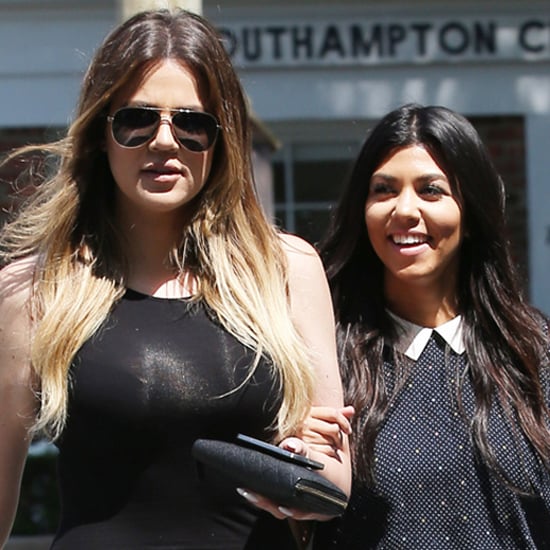 Kourtney and Khloe Kardashian Filming in the Hamptons