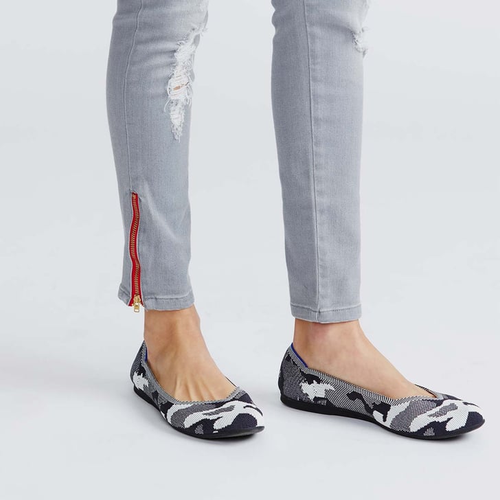 rothys grey camo flats