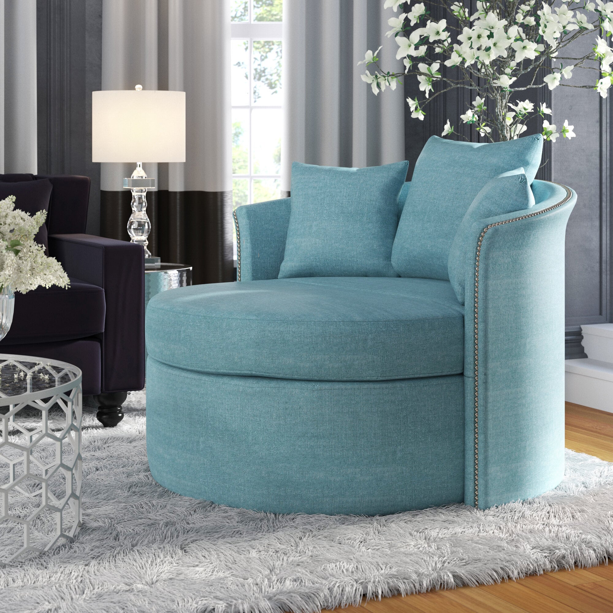 Jeanne barrel chair new arrivals