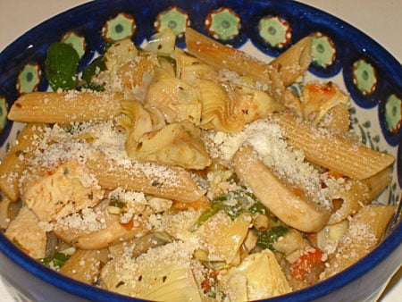 Veggie Loaded Penne With White Wine Sauce Veggie Loaded Penne With White Wine Sauce