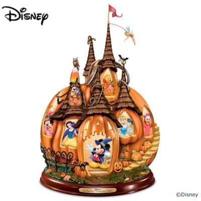 "Disney's Enchanted Pumpkin Castle" Illuminated Sculpture