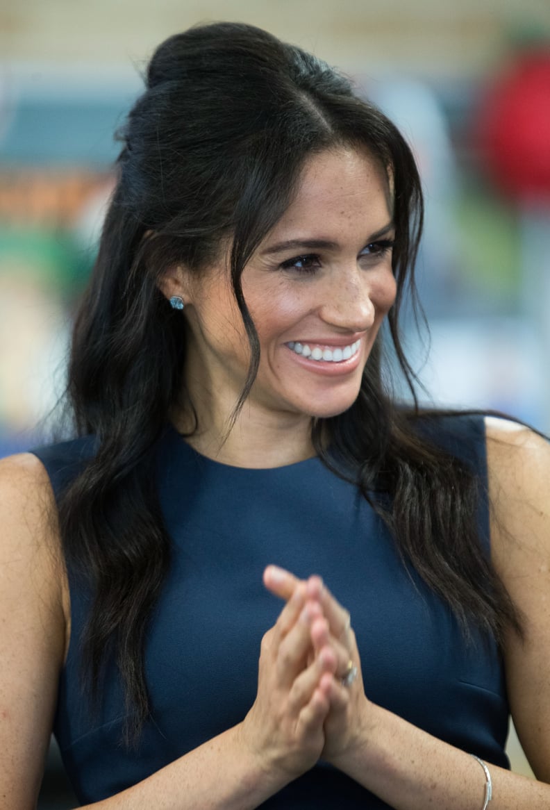 Meghan Markle's Half-Up Bouffant, 2018