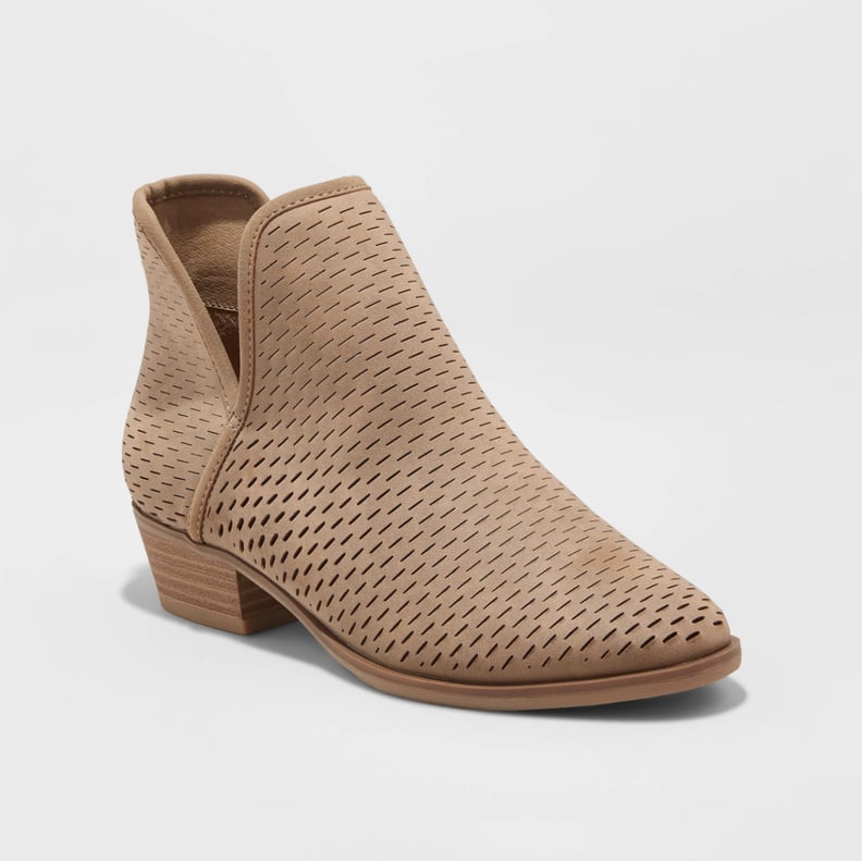 Lucile Cutout Perforated Booties