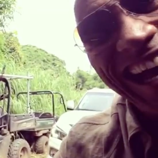 Dwayne Johnson Scaring Kevin Hart Instagram Video 2016