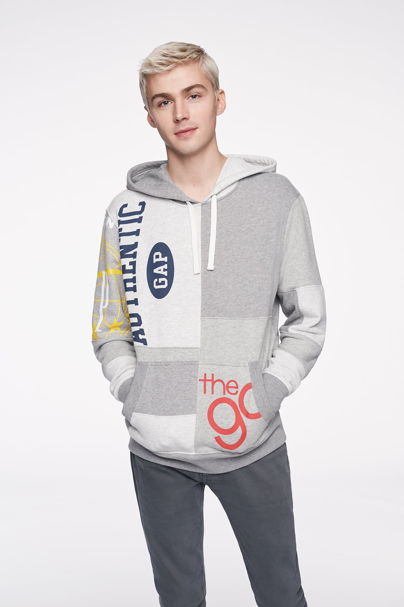 Gap logo top remix hoodie