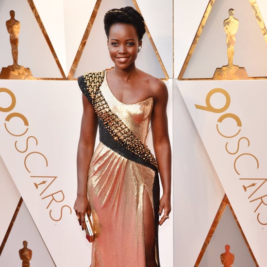 Lupita Nyong'o Versace Dress at the Oscars 2018