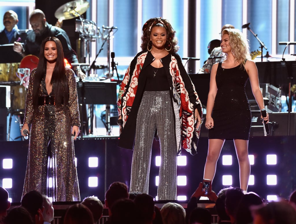 Demi Lovato's Performance Dress at 2017 Grammys