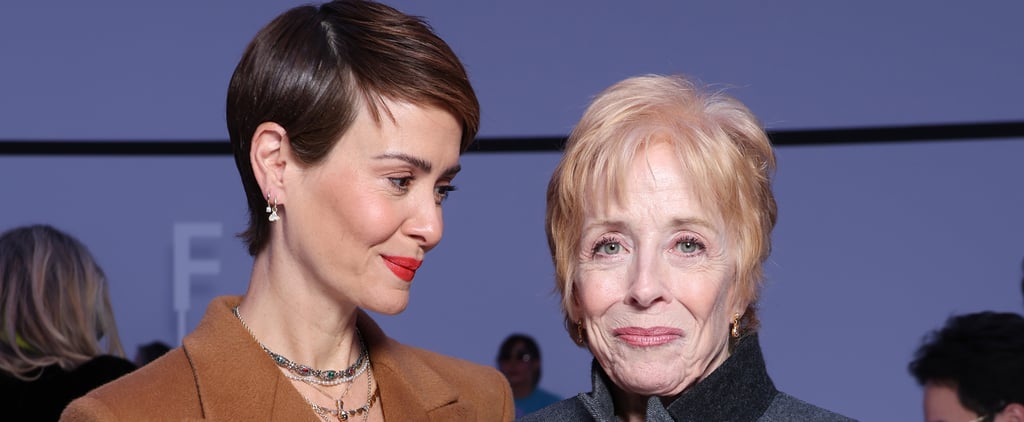 Sarah Paulson and Holland Taylor at Paris Fashion Week
