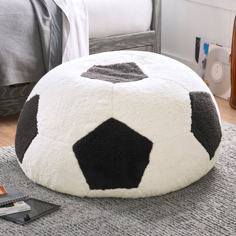 A Soccer-Themed Bean Bag Chair