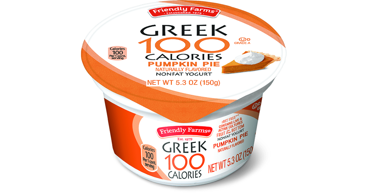 Friendly Farms Greek 100Calorie Yogurt Pumpkin Pie Aldi Pumpkin Food 2017 POPSUGAR Food Photo 5