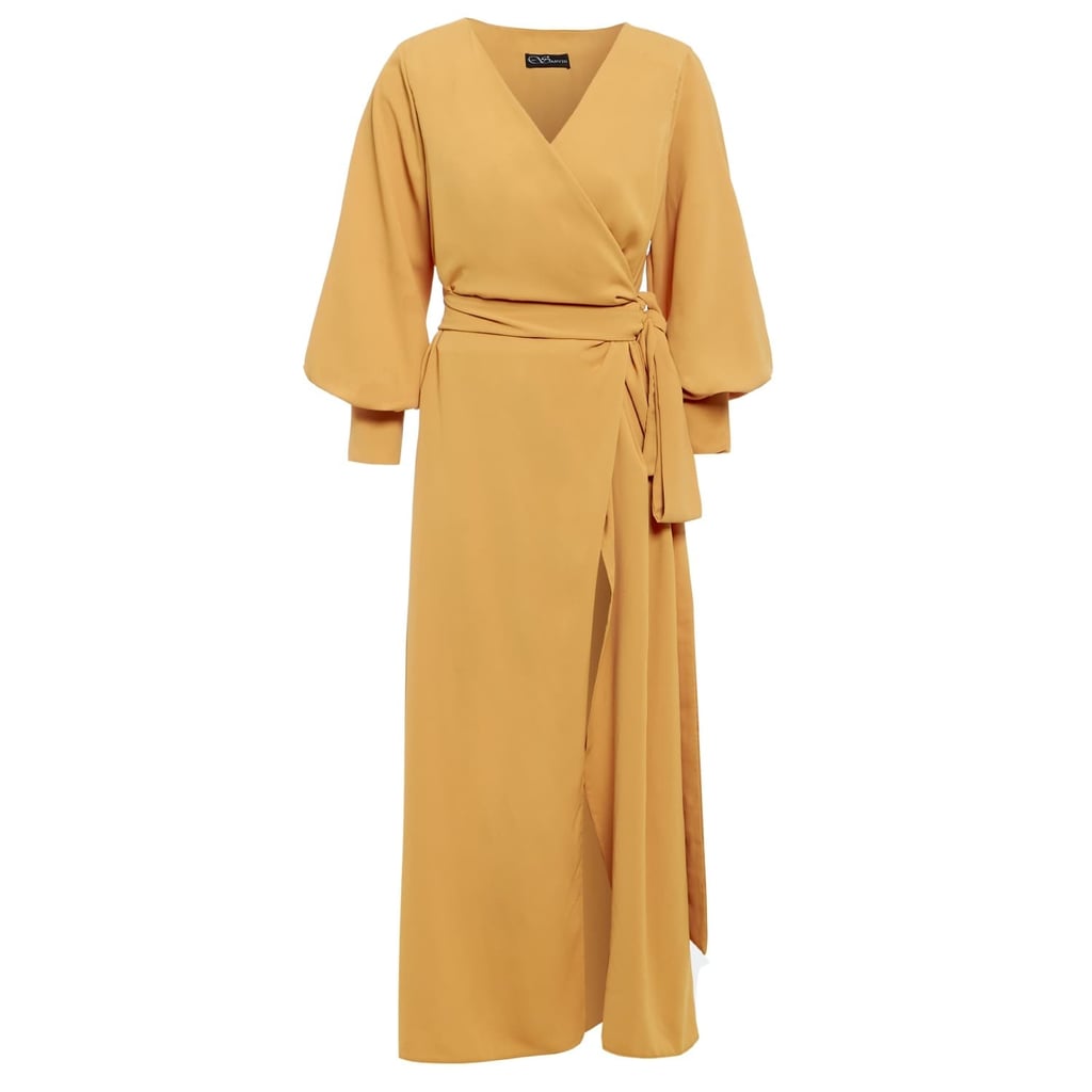 By Sarvin Amber Wrap Maxi Dress