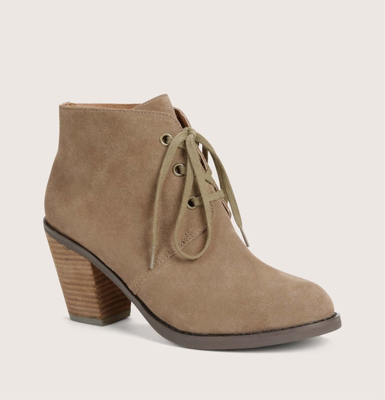 Loft Suede Lace-Up Booties