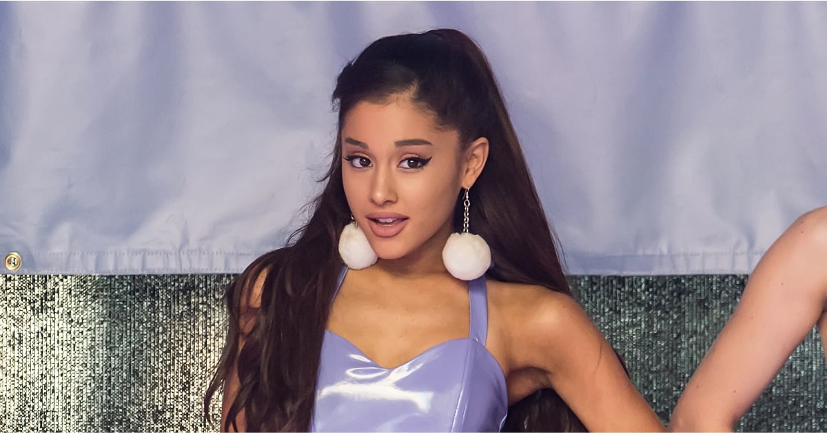 ariana grande curly black hair