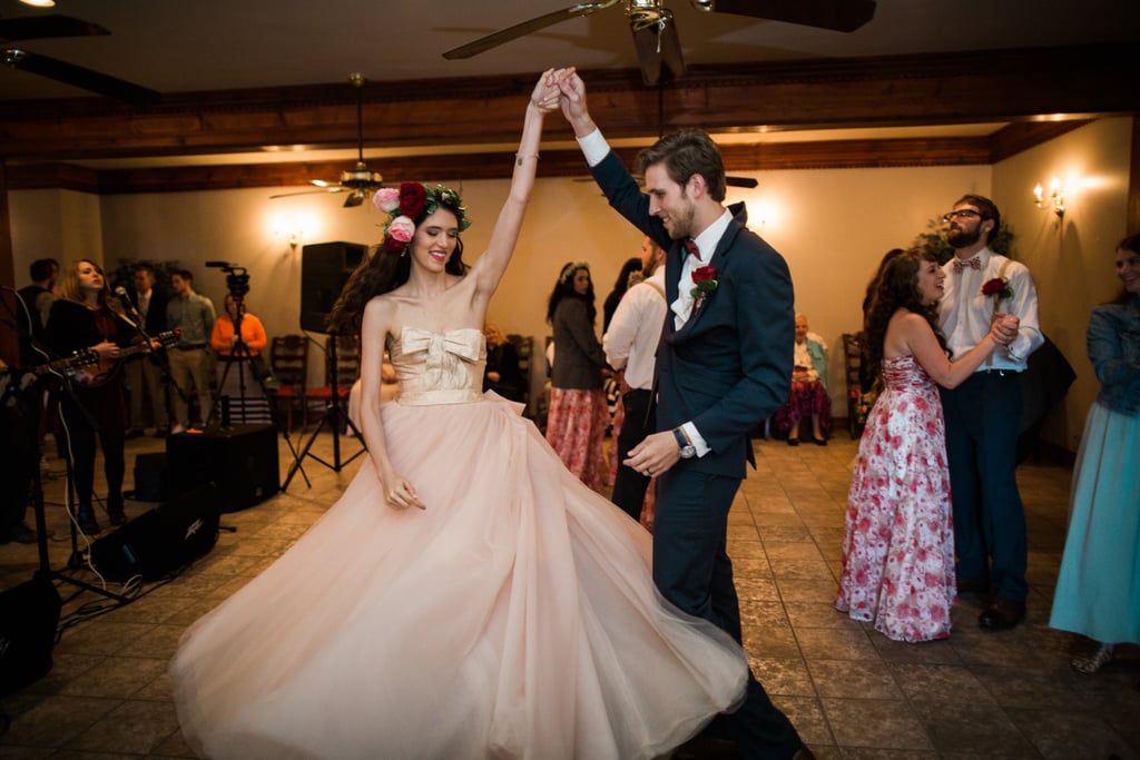 Woodsy Pink Bohemian Wedding