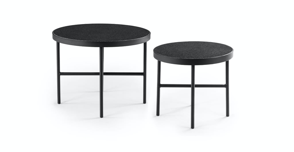 Article Gera Black Granite Side Table Set Best Outdoor Furniture For
