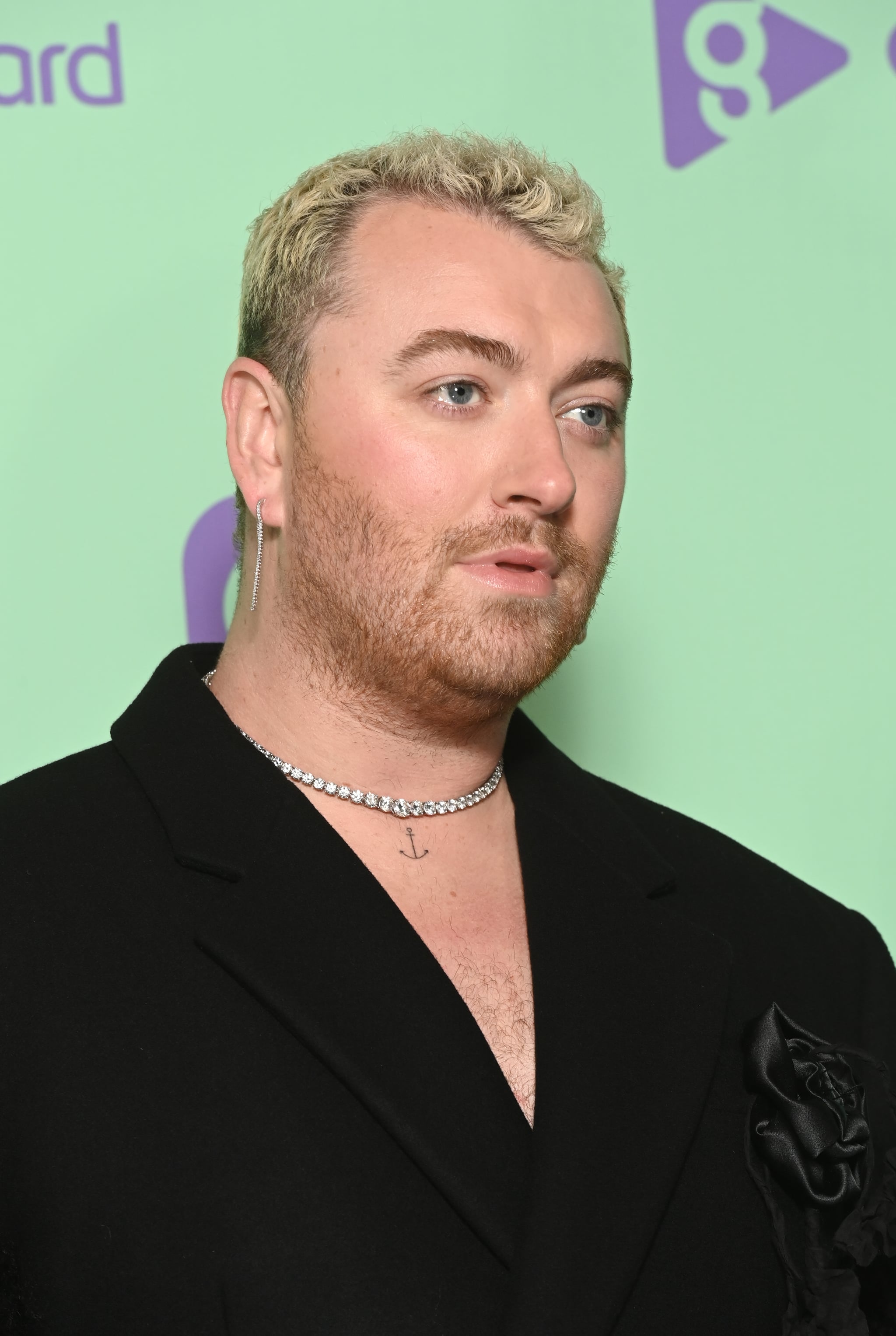 LONDON, ENGLAND - DECEMBER 10: Sam Smith attends the Capital Jingle Bell Ball 2022 at The O2 Arena on December 10, 2022 in London, England. (Photo by Dave J Hogan/Getty Images)