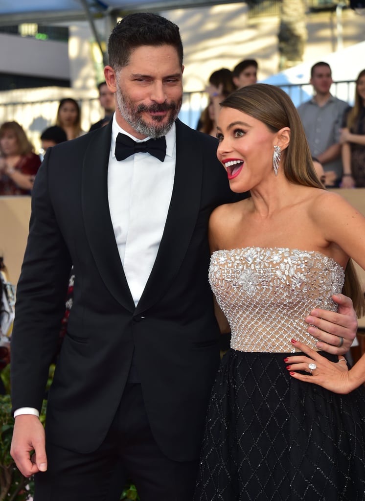 Sofia Vergara and Joe Manganiello at the 2017 SAG Awards