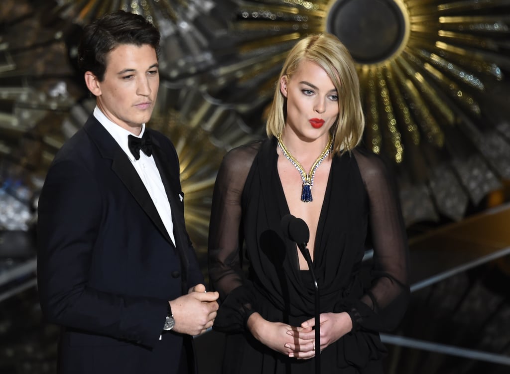 Margot Robbie at the 2015 Oscars