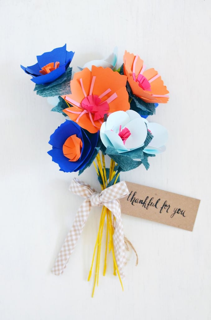 A DIY Paper Bouquet Thoughtful Valentine's Day Gifts For the Home