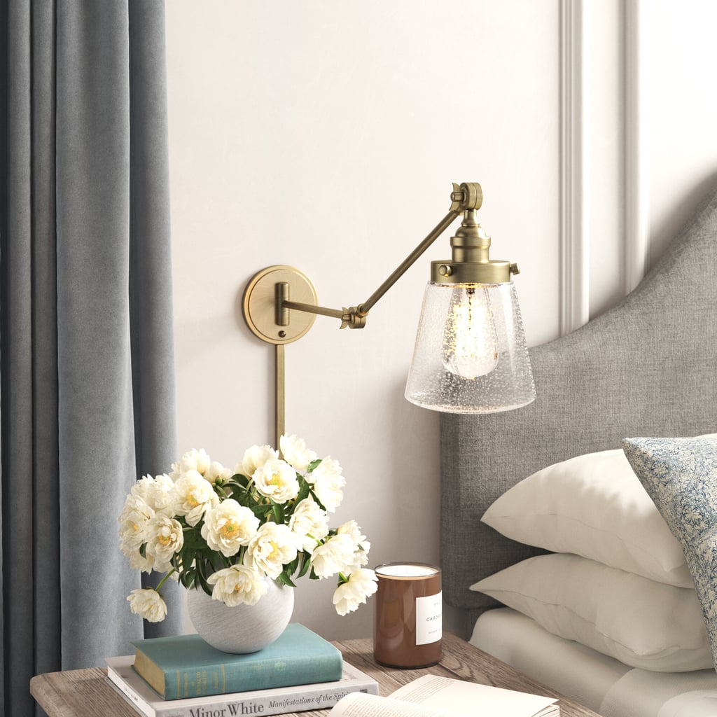 Morrison 1-Light Natural Brass Swing Arm Lamp