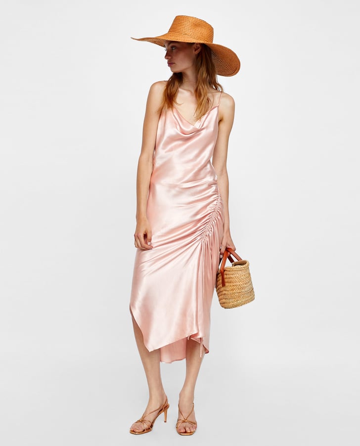 Zara Draped Camisole Dress | Sexy Night-Out Dresses 2018 | POPSUGAR Fashion Photo 25