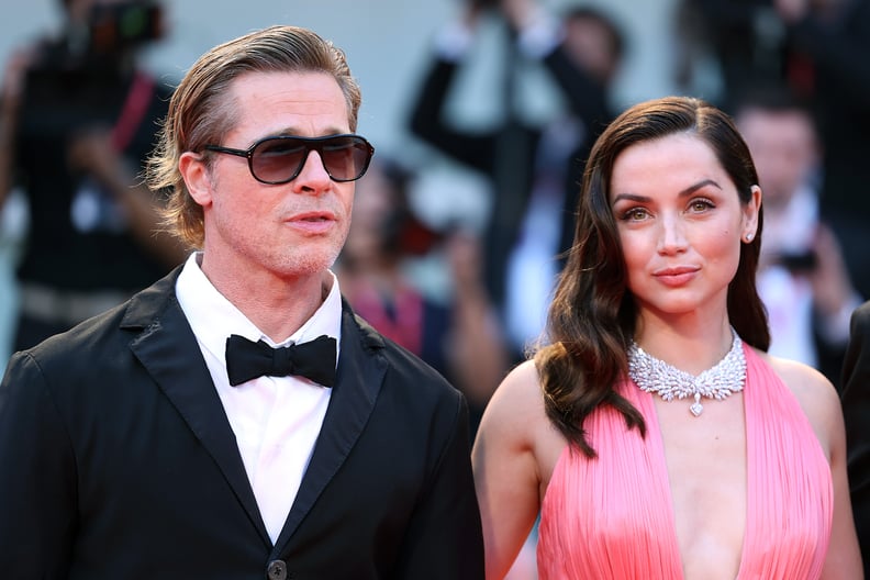 Brad Pitt and Ana de Armas at the 2022 Venice Film Festival
