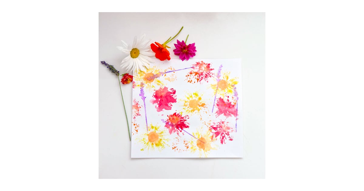 Flower Print Kids Craft Popsugar Family