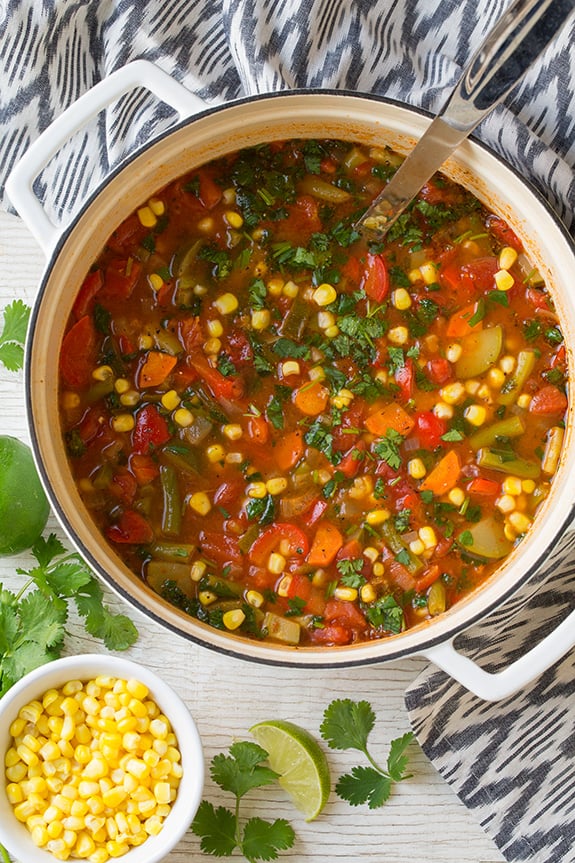 Mexican Vegetable Soup | Latin Vegetarian Recipes | POPSUGAR Latina Photo 2