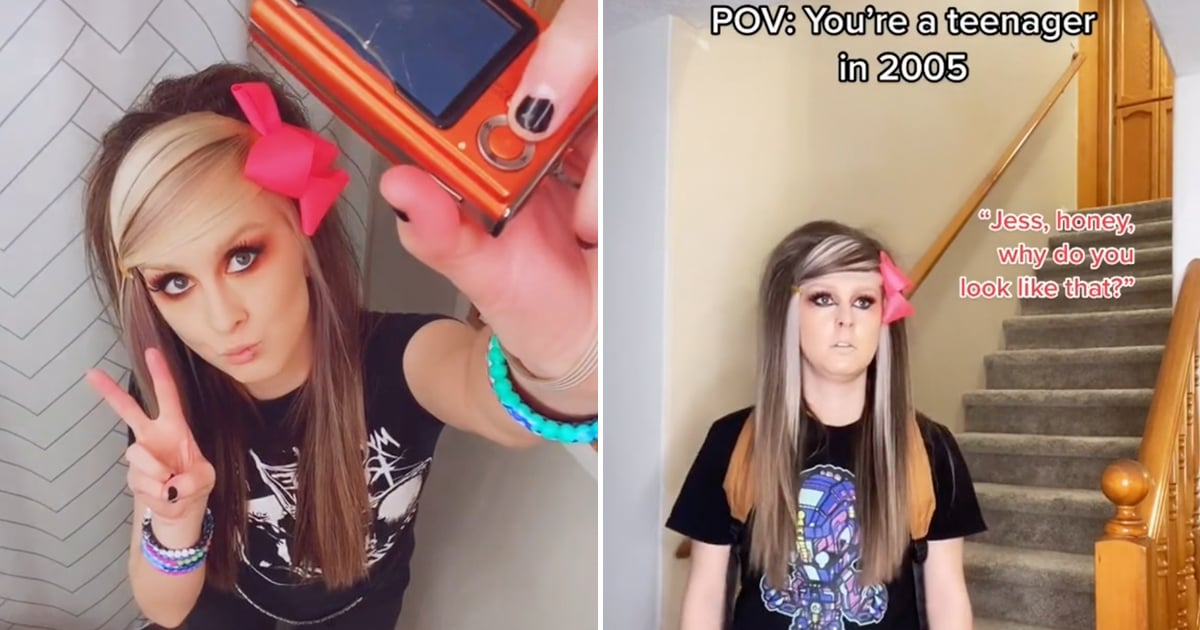 This TikToker Hilariously Perfects 2000s Scene Kid Culture