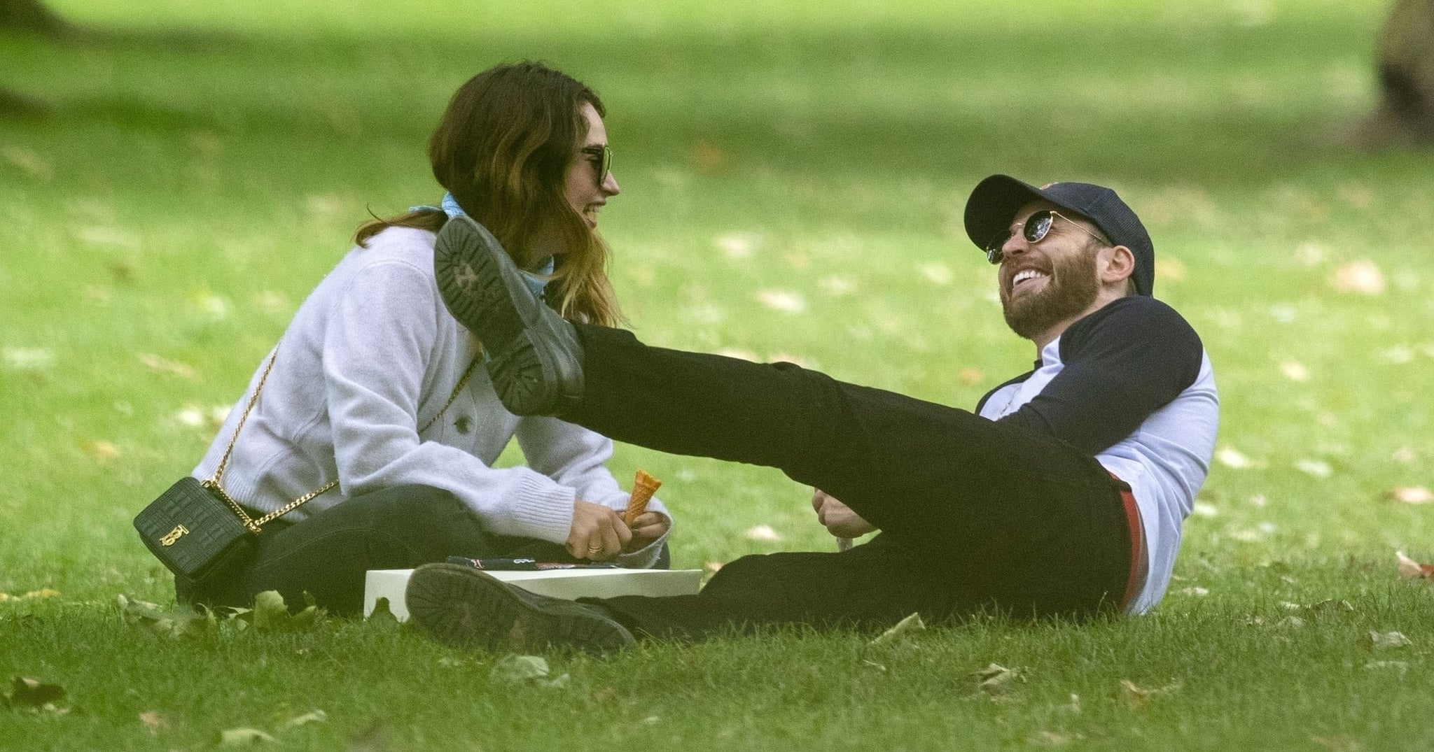 See Photos From Chris Evans and Lily James's Ice Cream Date POPSUGAR