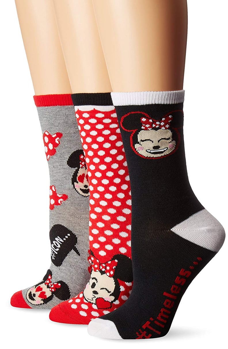 3-pack Socks - White/Mickey Mouse - Ladies