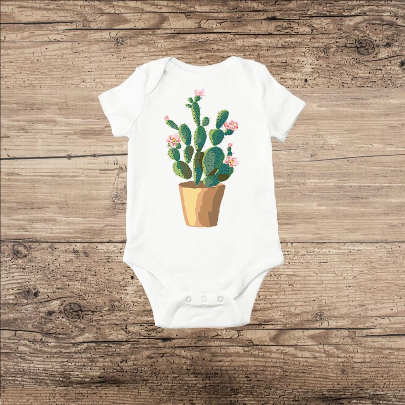 Potted Cactus Onesie