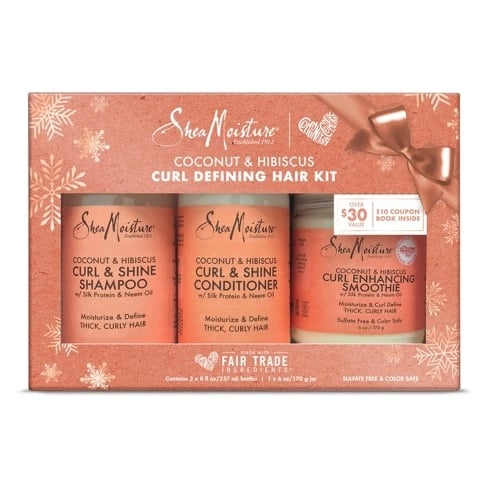 SheaMoisture Coconut and Hibiscus Curl Defining Hair Kit
