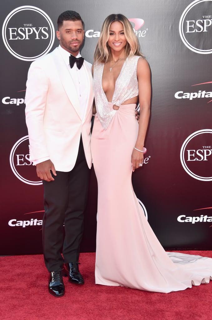Ciara and Russell Wilson at the ESPYs 2016