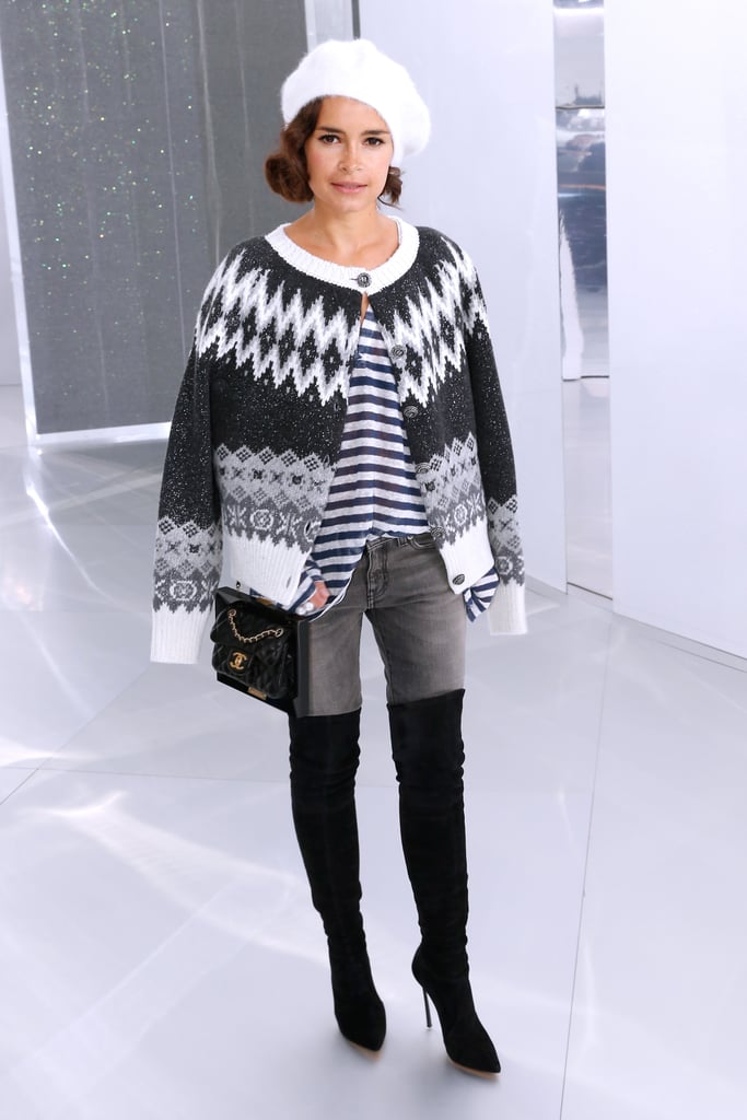 Miroslava Duma at the Chanel Paris Haute Couture show.