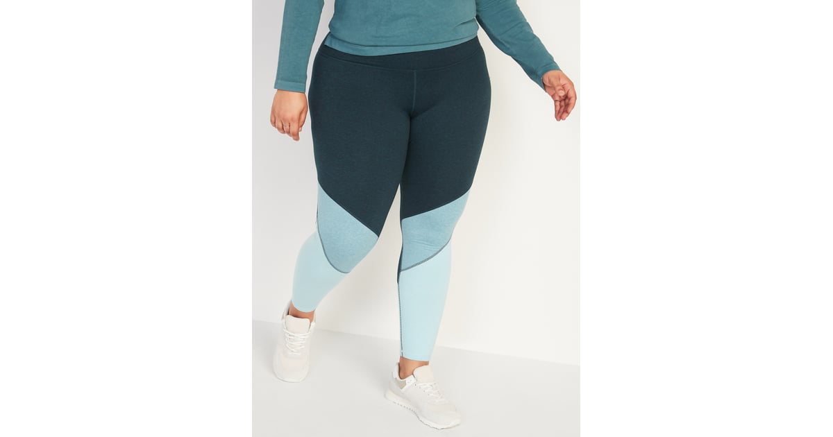 High-Waisted Elevate Powersoft Plus-Size Side-Pocket 7/8-Length Compression  Leggings