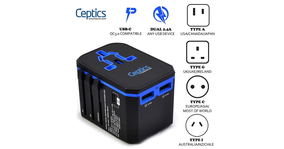 International Power Adapter Best Travel Products Under 25 POPSUGAR