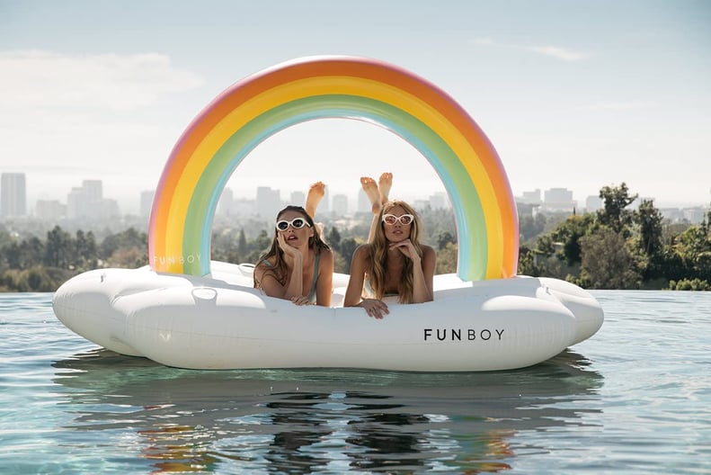 Funboy Rainbow Cloud Daybed Giant Luxury Inflatable Float Raft