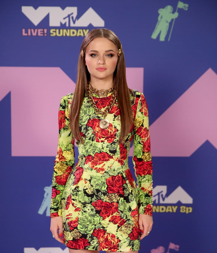 Joey King's Floral Versace Dress at MTV VMAs 2020 | POPSUGAR Fashion