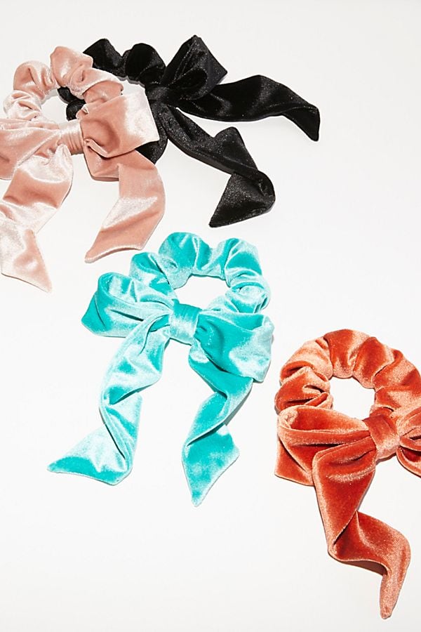 Velvet Bow Scrunchie