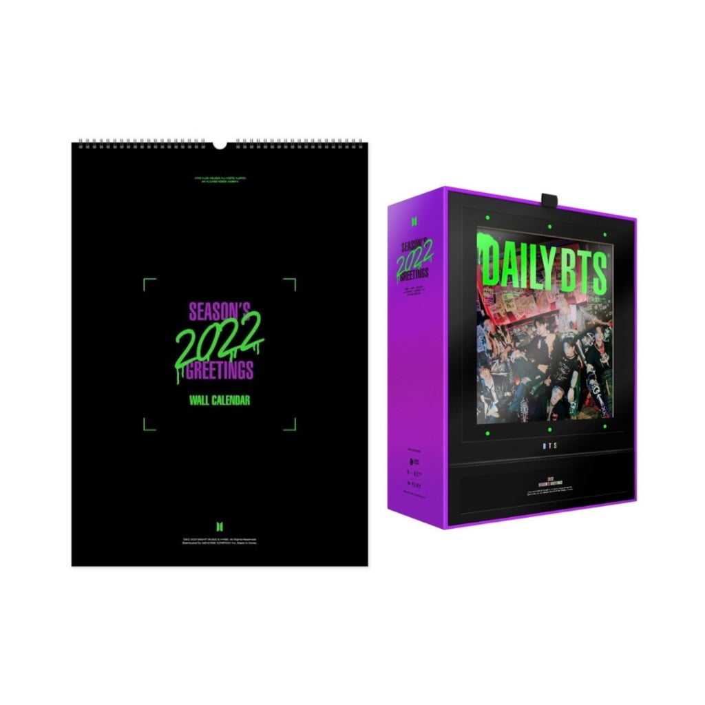 BTS 2022 Season's Greetings & Wall Calendar