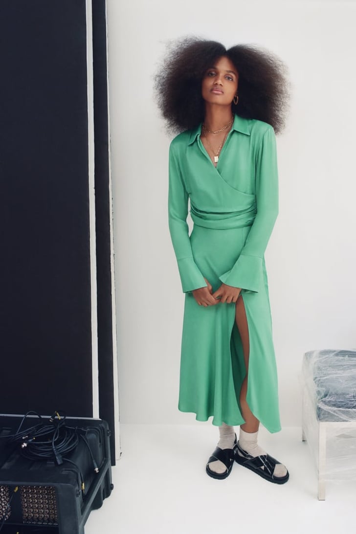 Zara Satin Effect Skirt What Colors To Wear For Fall 2020 Popsugar Fashion Photo 16 