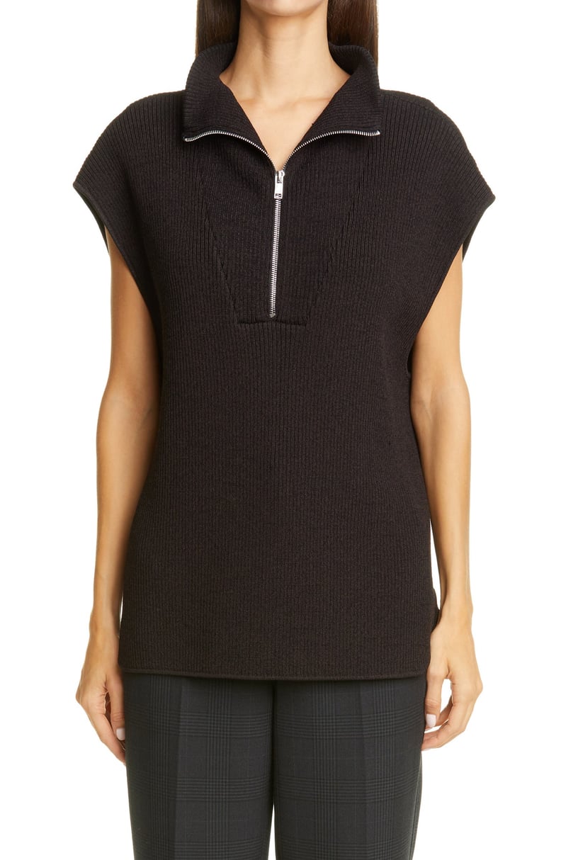 Ganni Half Zip Sweater