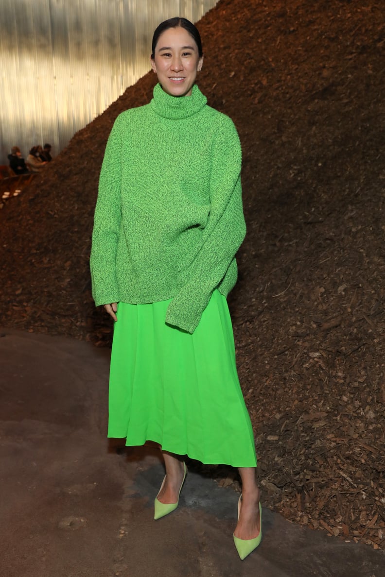 Eva Chen at Alexander McQueen AW22 Runway Show