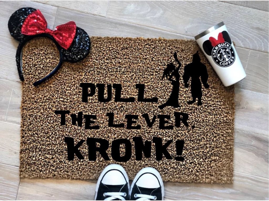 "Pull The Lever, Kronk" Disney Doormat