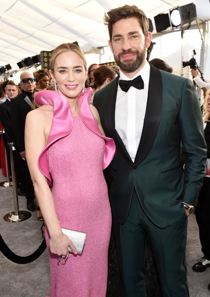 Emily Blunt Pink Dress at the SAG Awards 2019