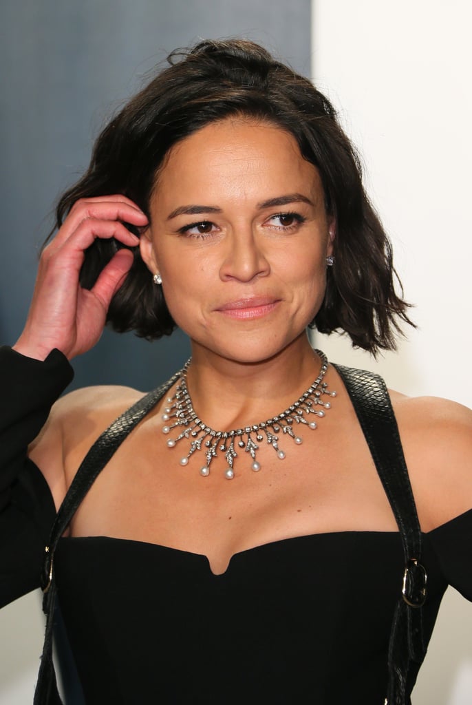Michelle Rodriguez at the Vanity Fair Oscars Afterparty 2020
