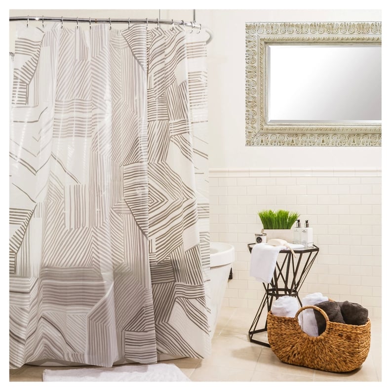 Broken Lines Shower Curtain