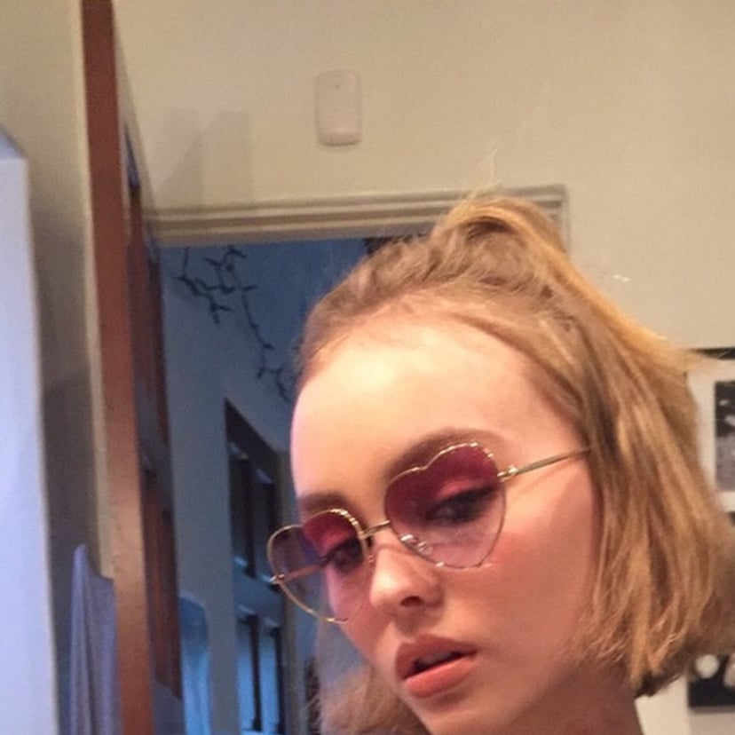 lily rose depp sunglasses chanel