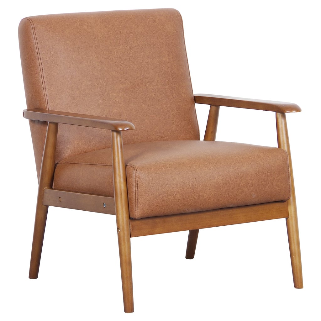 Right2Home Faux Leather Accent Club Chair | Small-Space Furniture From